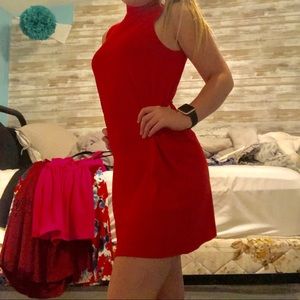 Red dress